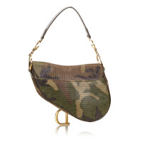 Christian Dior Camouflage Suede Saddle