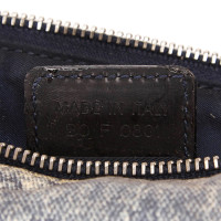 Christian Dior Saddle Bag Cotton in Grey