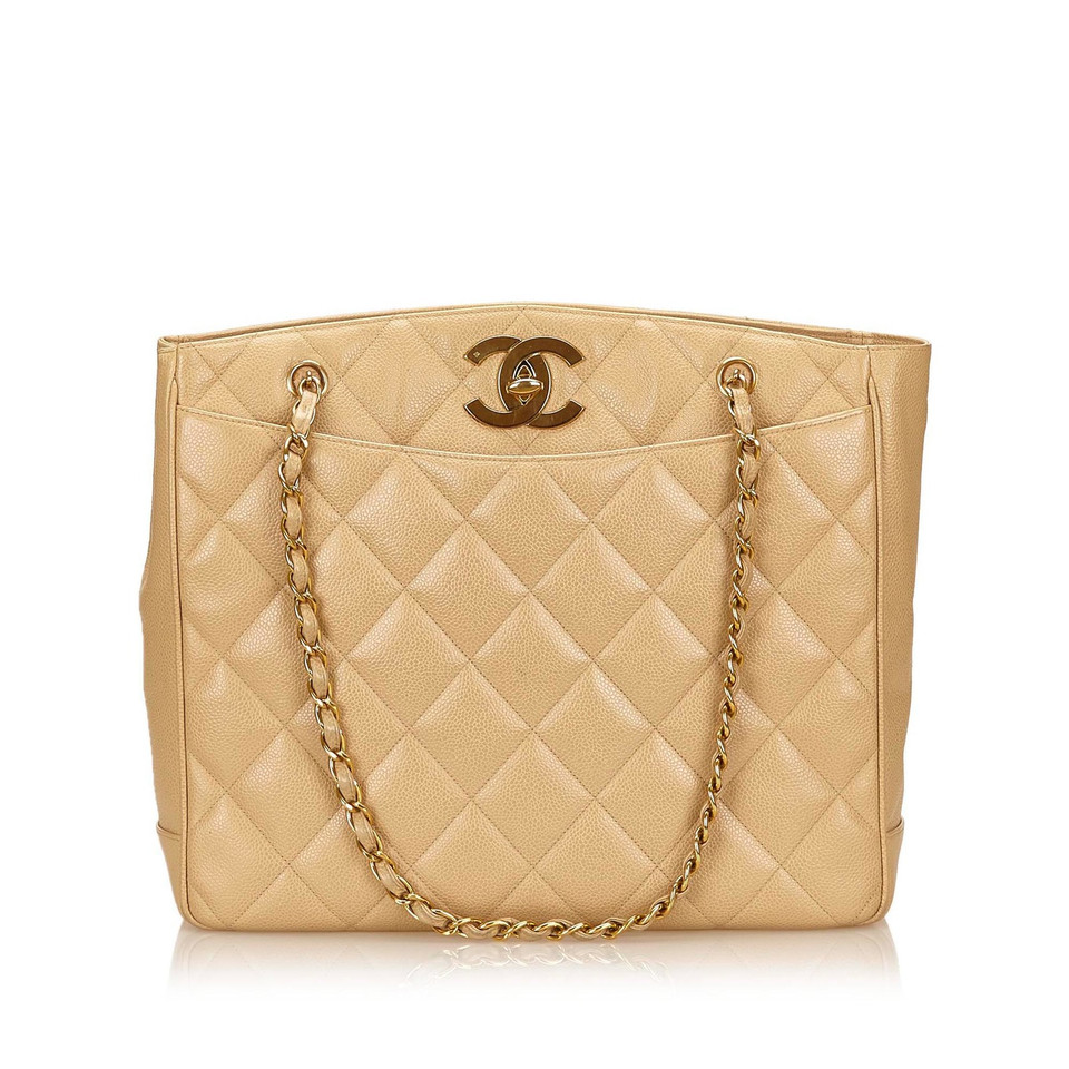 Chanel Mademoiselle Leather in Beige