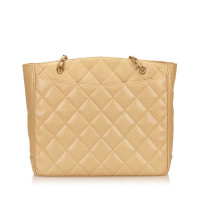 Chanel Mademoiselle aus Leder in Beige