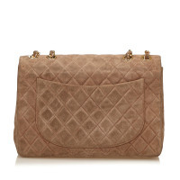 Chanel Maxi Suede Classic Flap
