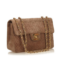 Chanel Maxi Suede Classic Flap