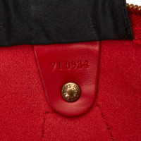 Louis Vuitton Speedy 35 Leer in Rood