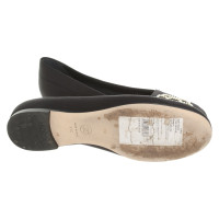 Chanel Slippers/Ballerina's in Zwart