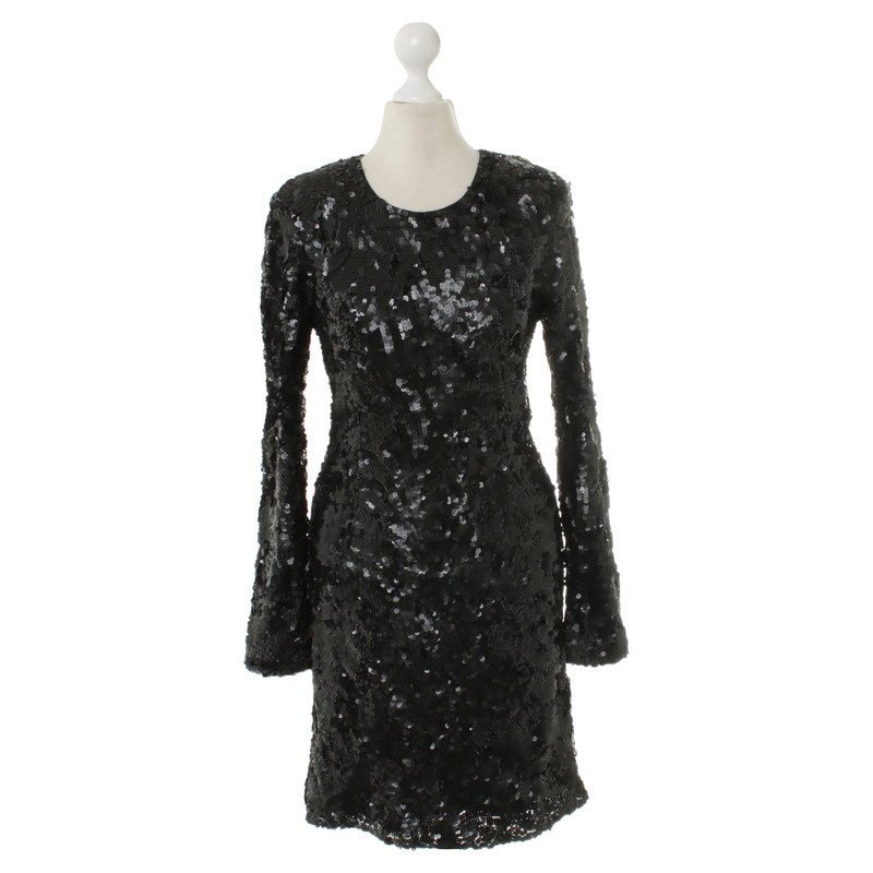 French Connection Sequin dress in black