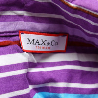 Max & Co Vestito con camicia a righe