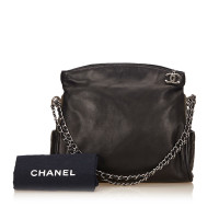 Chanel A6b36061 Leren vouwschouder tas