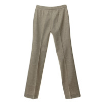 Alexander McQueen Pantaloni di lana, seta e cashmere