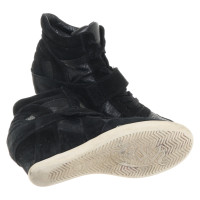 Ash Sneaker-Wedges in zwart