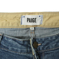 Paige Jeans Boyfriend-Jeans in Hellblau