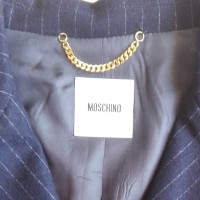 Moschino Veste à fines rayures