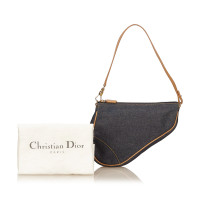 Christian Dior Denim Sattel Handtasche