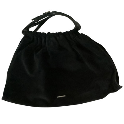 Gucci Handbag Suede in Black