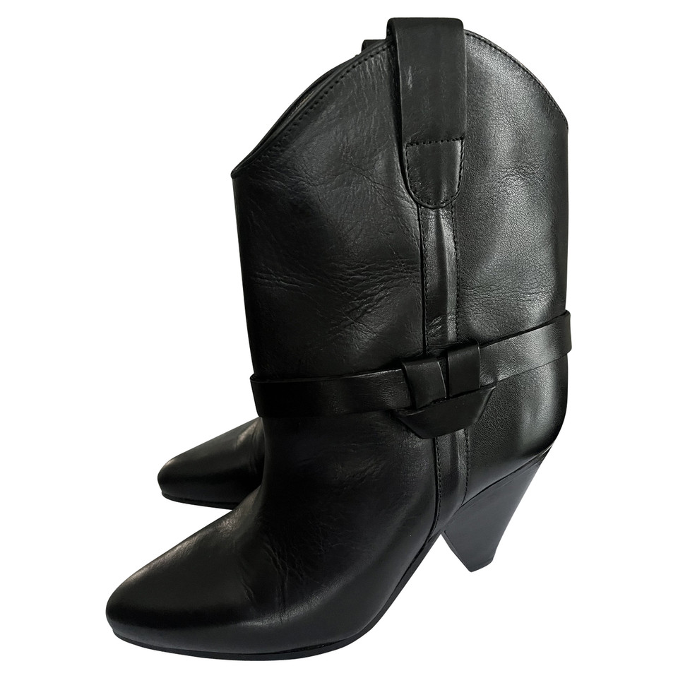 Isabel Marant Bottes en Cuir en Noir