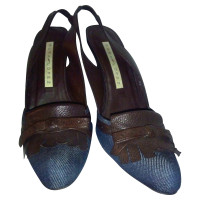 Pura Lopez Sandalen aus Leder