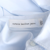 Victoria Beckham Top Cotton in Blue