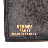 Hermès Calf Leather Trifold Long Wallet