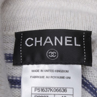 Chanel Cashmere jurk in grijs / blauw