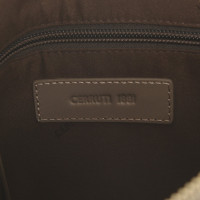 Cerruti 1881 Handtasche aus Leder in Taupe