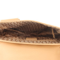 Christian Dior Saddle Bag Leather in Beige