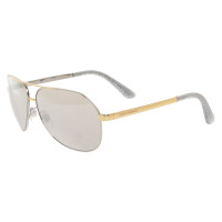 Dolce & Gabbana Aviator sunglasses in silver and gold colors