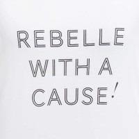 Rebelle Liefdadigheid T-shirt "Rebelle With A Cause"