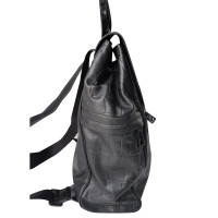 Roberto Cavalli Backpack in linen / leather