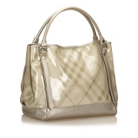 Burberry Plaid PVC Tote Bag