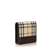 Burberry Plaid Nylon Coin Pouch