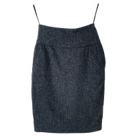 Bottega Veneta Skirt Wool in Grey