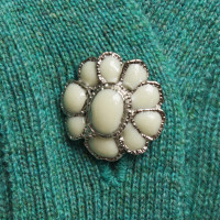 Chanel Cashmere cardigan in light green