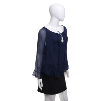 Diane Von Furstenberg Silk top in blue