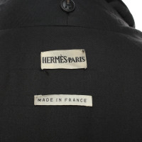 Hermès Jacke/Mantel aus Kaschmir in Schwarz