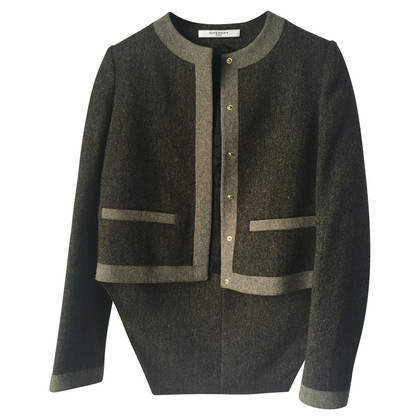 Givenchy Jacke/Mantel aus Wolle in Braun