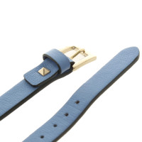 Valentino Garavani Bracelet/Wristband Leather in Blue