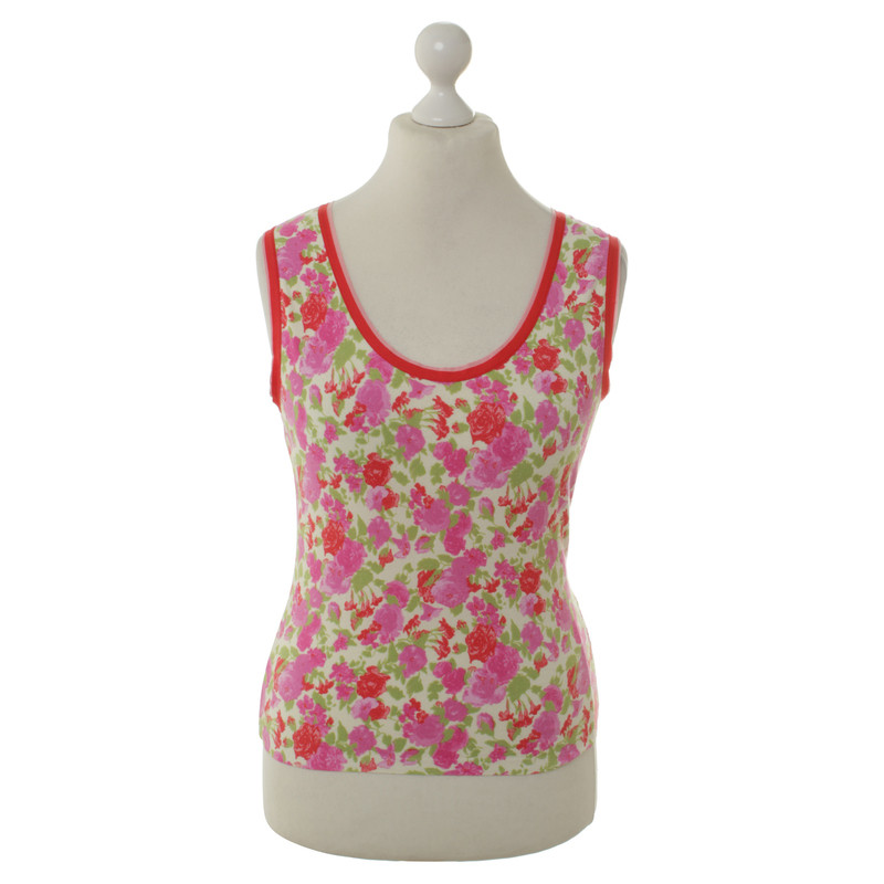 Blumarine Top met bloemenpatroon