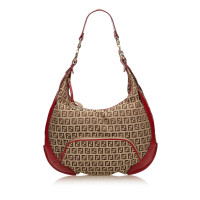 Fendi Zucchino Jacquard Shoulder Bag