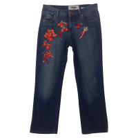 Moschino Jeans met borduurwerk