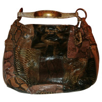 Prada Handtasche aus Reptilledermix