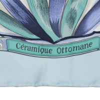 Hermès Seidentuch in Blautönen