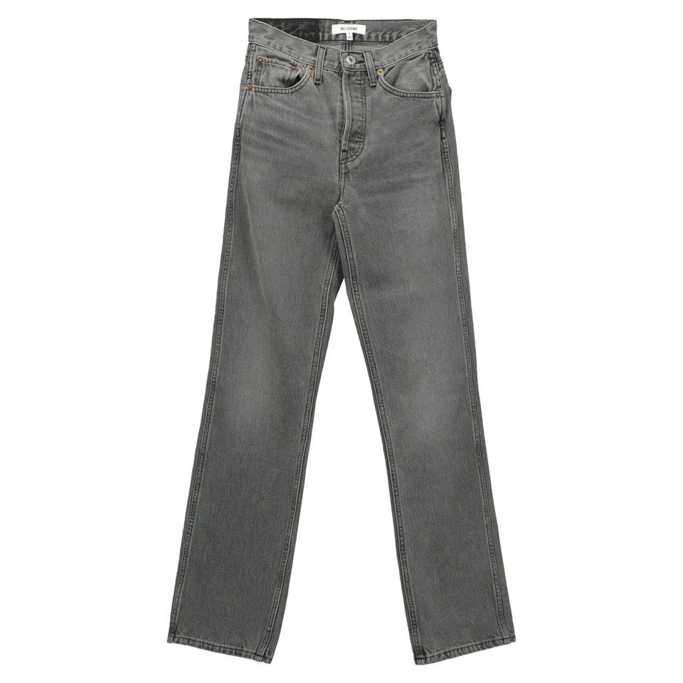 Re/Done Trousers Cotton in Grey
