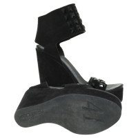 Pedro Garcia Platform sandalen in zwart