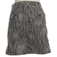 Marc Cain Cord-skirt with pattern