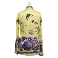 Gianni Versace Silk blouse in multicolor