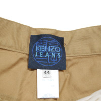 Kenzo Hose aus Baumwolle in Beige
