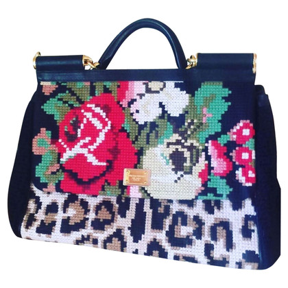 Dolce & Gabbana Sicily Bag aus Leinen