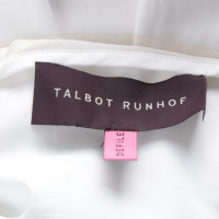 Talbot Runhof Top avec des volants