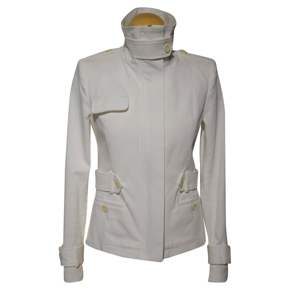 Patrizia Pepe Jacket/Coat Cotton in Cream