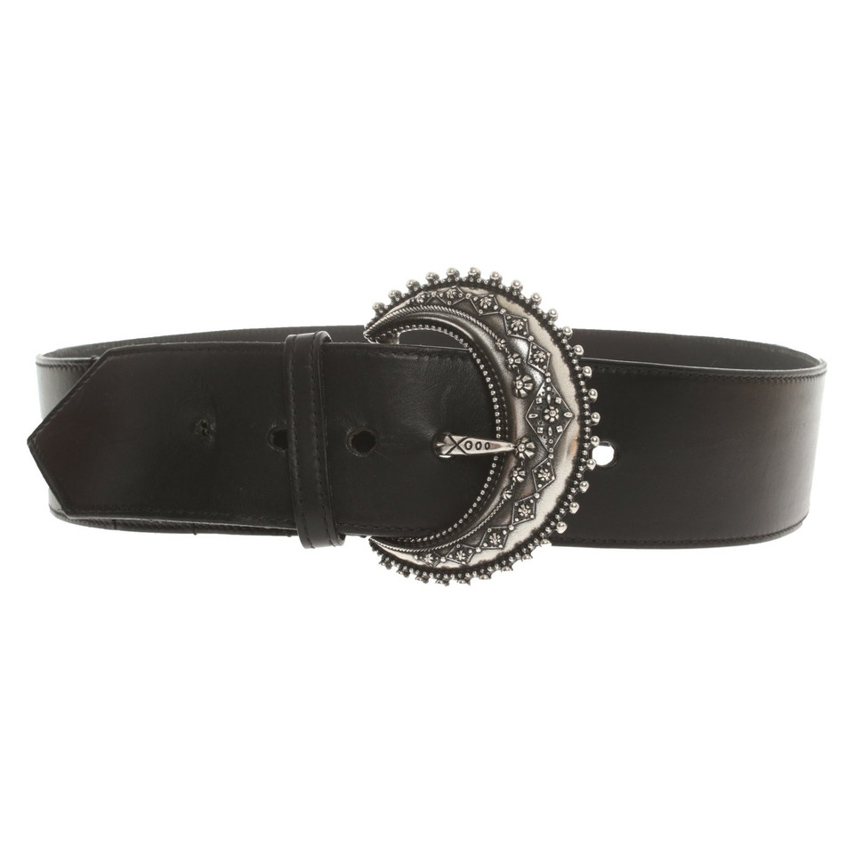 Etro Belt Leather in Black