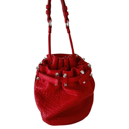 Alexander Wang Handbag Leather in Red